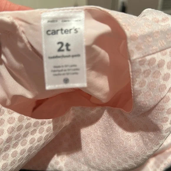 SOLD. SOLD.  Carters Pink Special Occasion Dress NWT - Picture 5 of 5
